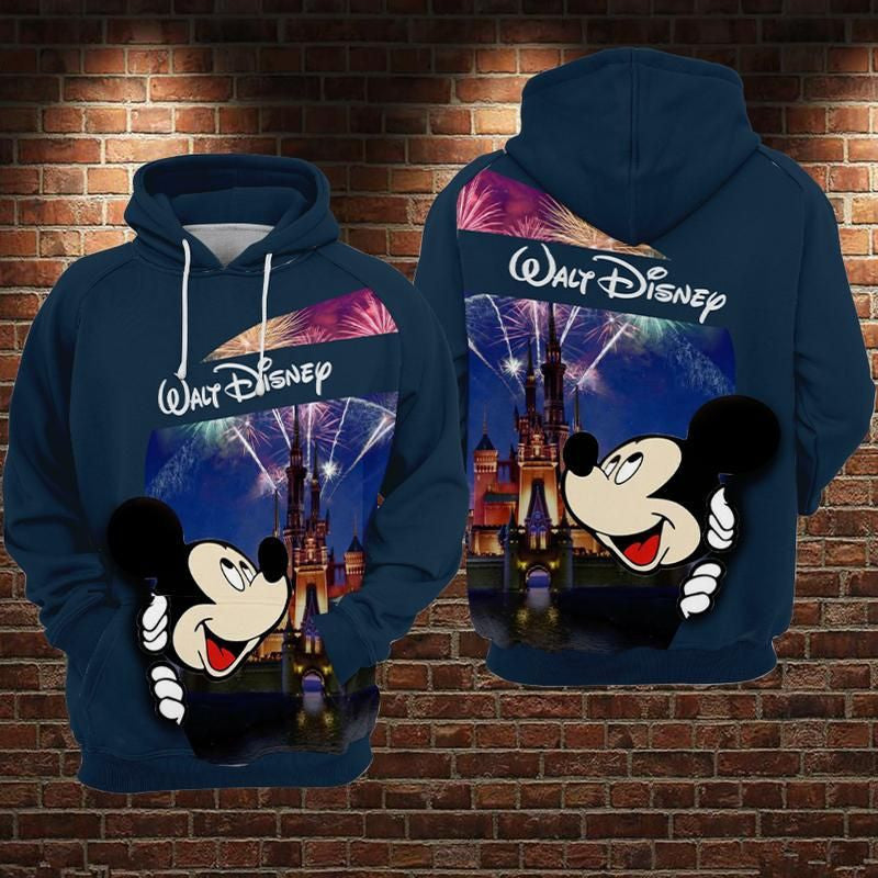 Mickey Mouse Disney 1 Over Print 3d Hoodie Zip Hoodie