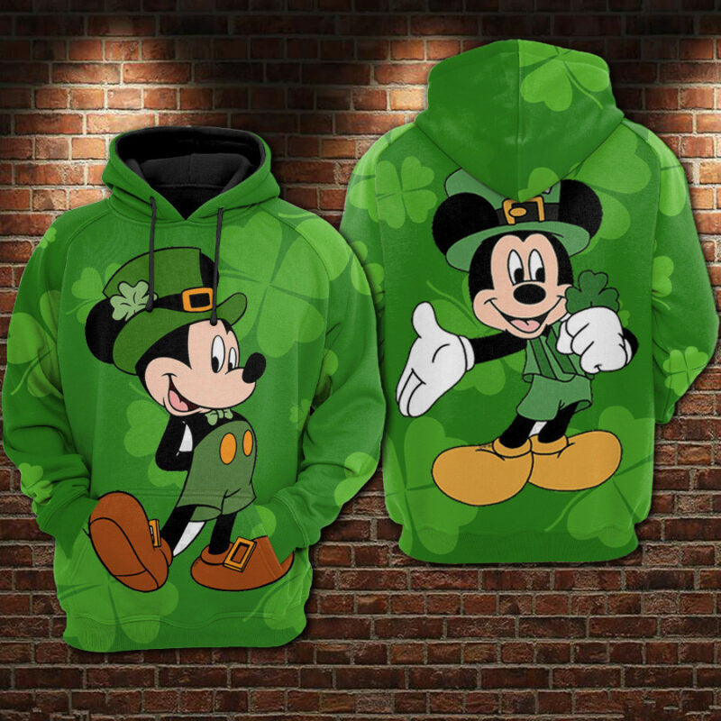 Mickey Mouse Patrick's Day 2025 Hoodie Zip Hoodie Ii