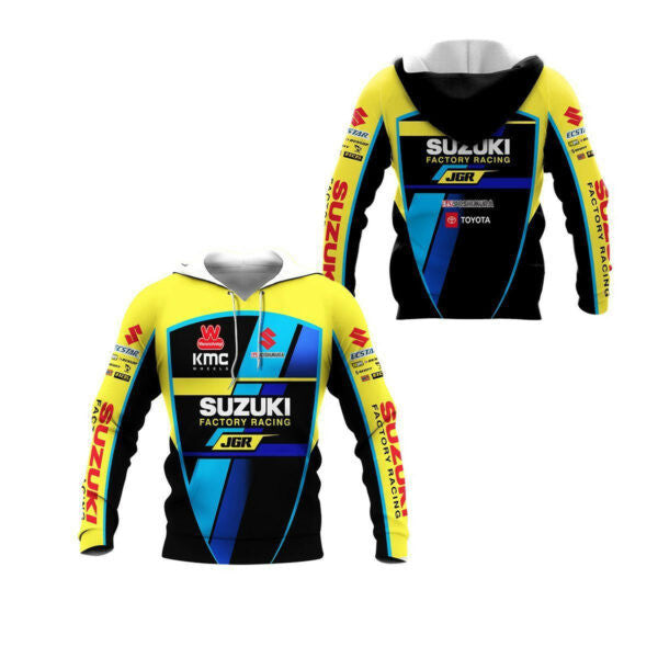 Suzuki Racing Shirt Fan Gift 607, Stylist Unisex 3d Hoodie Zip Hoodie 2869