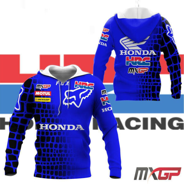 Honda Hrc Mxgp Shirt Fan Gift 295, Stylist Unisex 3d Hoodie Zip Hoodie 1742