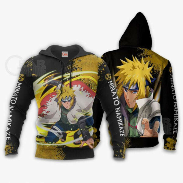 Uzumaki Minato Naruto Manga 2k932 Fan Gift Stylist Unisex Cartoon 3d Hoodie Zip Hoodie 1994