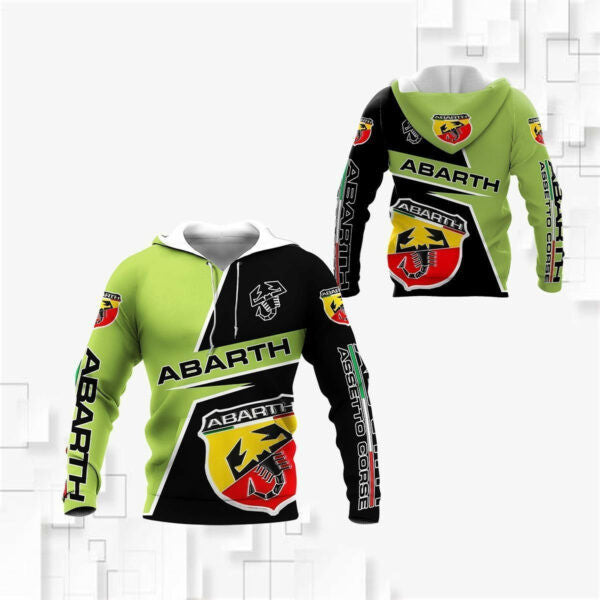 Abarth Shirt Fan Gift 14, Stylist Unisex 3d Hoodie Zip Hoodie 160