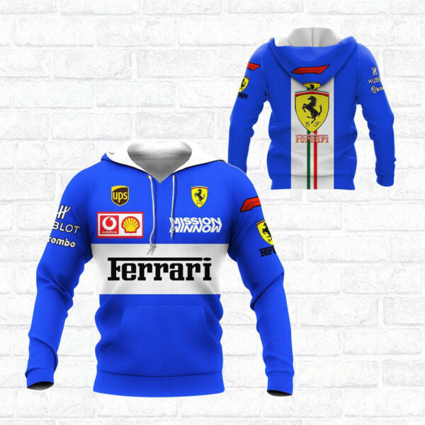 Scuderia Ferrari Luxyry Racing Car 7k973 Fan Gift 3d Zip Hoodie Hoodie Ii0 2431
