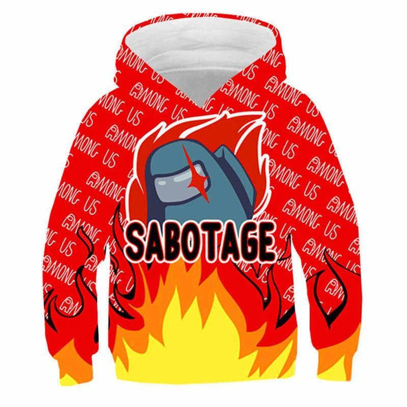 2025 Among Us New Over Print 3d Hoodie Zip Hoodie 4