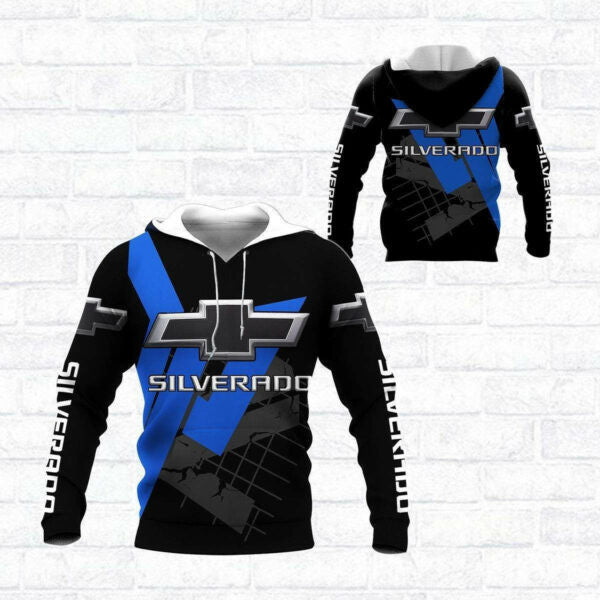 Chevrolet Silverado Shirt Fan Gift 906, Stylist Unisex 3d Hoodie Zip Hoodie 335