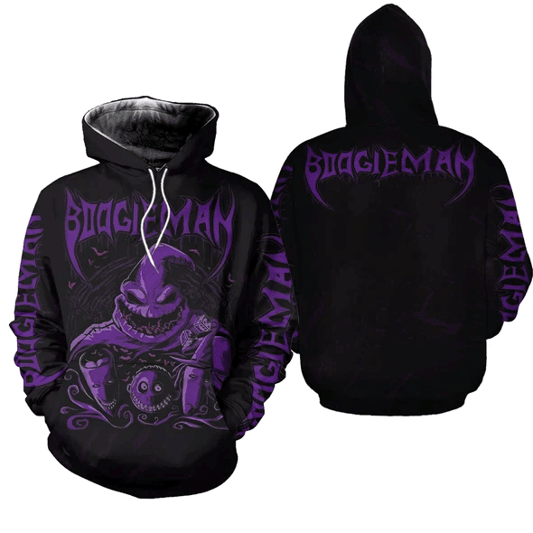Boogieman Jack Skellington The Nightmare Before Christmas 164 Fan Gift Stylist Unisex Cartoon Graphic Outfits Aop Hoodie 865
