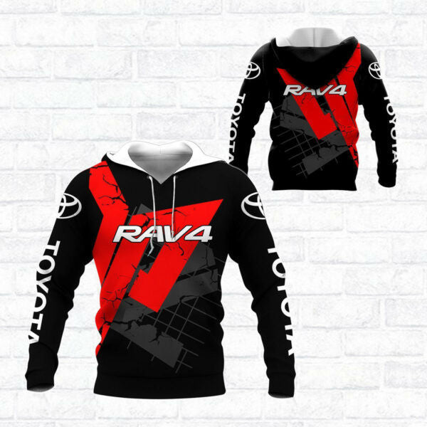 Toyota Rav4 Shirt Fan Gift 364, Stylist Unisex 3d Hoodie Zip Hoodie 2243