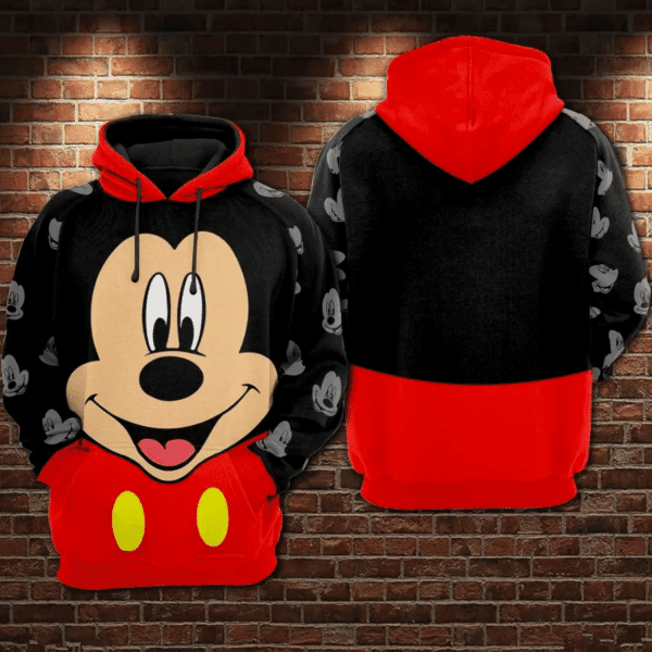 Mickey Mouse Comics Disney 450 Fan Gift Stylist Unisex Cartoon Graphic Outfits Aop Hoodie 2025