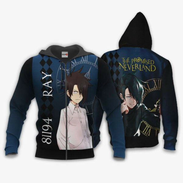 The Promised Neverland Ray Anime 3k362 Fan Gift Stylist Unisex Cartoon 3d Hoodie Zip Hoodie 2025