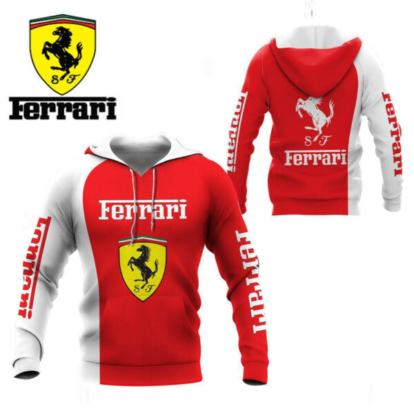 Scuderia Ferrari Luxyry Car 7k963 Fan Gift 3d Zip Hoodie Hoodie Ii0 1774
