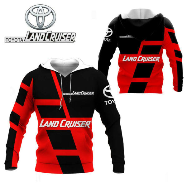 Toyota Land Cruiser Shirt Fan Gift 426, Stylist Unisex 3d Hoodie Zip Hoodie 2773
