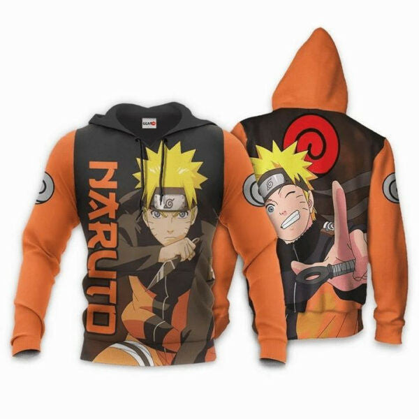 Uzumaki Naruto Anime Manga Aop Hoodie 1837