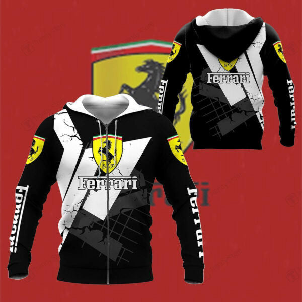 Scuderia Ferrari Luxyry Racing Car F1 8k161 Fan Gift 3d Zip Hoodie Hoodie Ii0 2827