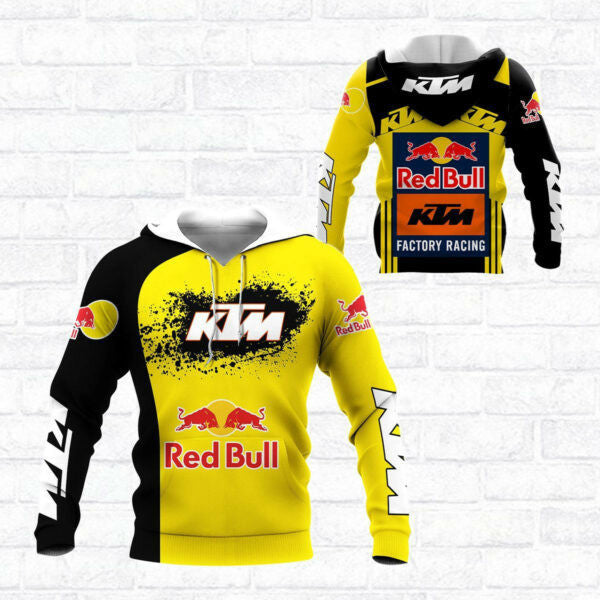 Red Bull Ktm Factory Racing Team F1 8k125 Fan Gift 3d Zip Hoodie Hoodie Ii0 2328