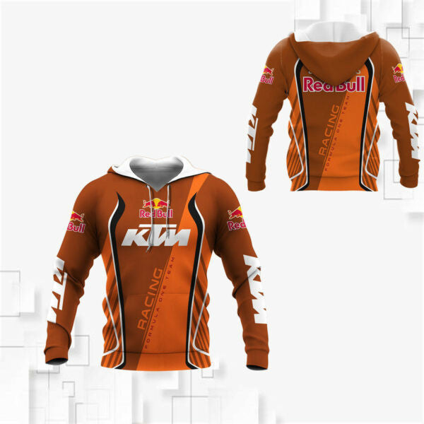Red Bull Ktm Factory Racing F1 8k74 Fan Gift 3d Zip Hoodie Hoodie Ii0 2289