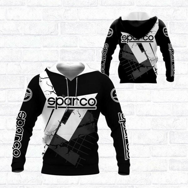 Sparco Shirt Fan Gift 335, Stylist Unisex 3d Hoodie Zip Hoodie 2377