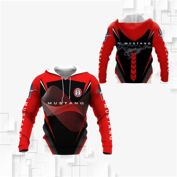 Ford Mustang Shirt Fan Gift 926, Stylist Unisex 3d Hoodie Zip Hoodie 341