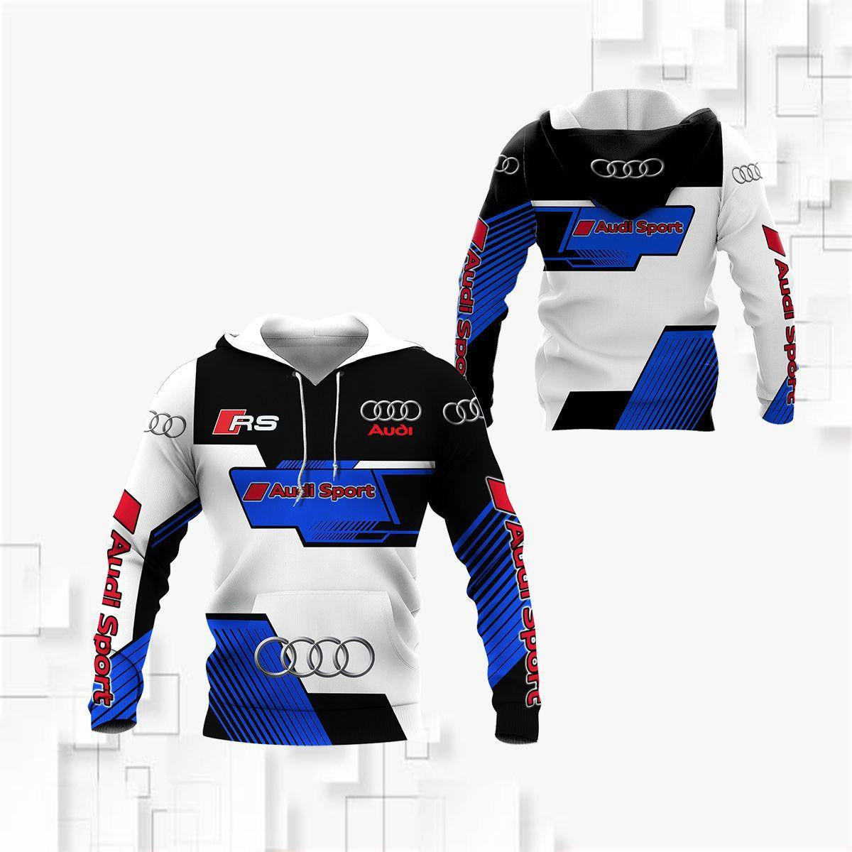 Audi Sport Luxury Car 8k315 Fan Gift 3d Zip Hoodie Hoodie Ii0