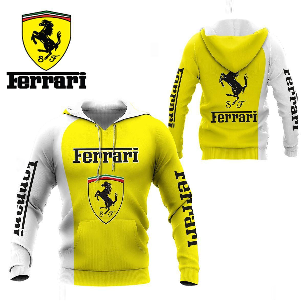 Scuderia Ferrari Luxyry Car 7k959 Fan Gift 3d Zip Hoodie Hoodie Ii0