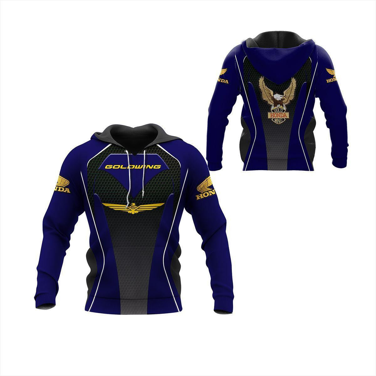 Honda Gold Wing Shirt Fan Gift 138, Stylist Unisex 3d Hoodie Zip Hoodie