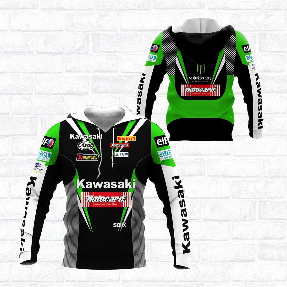 Kawasaki Shirt Fan Gift 248, Stylist Unisex 3d Hoodie Zip Hoodie