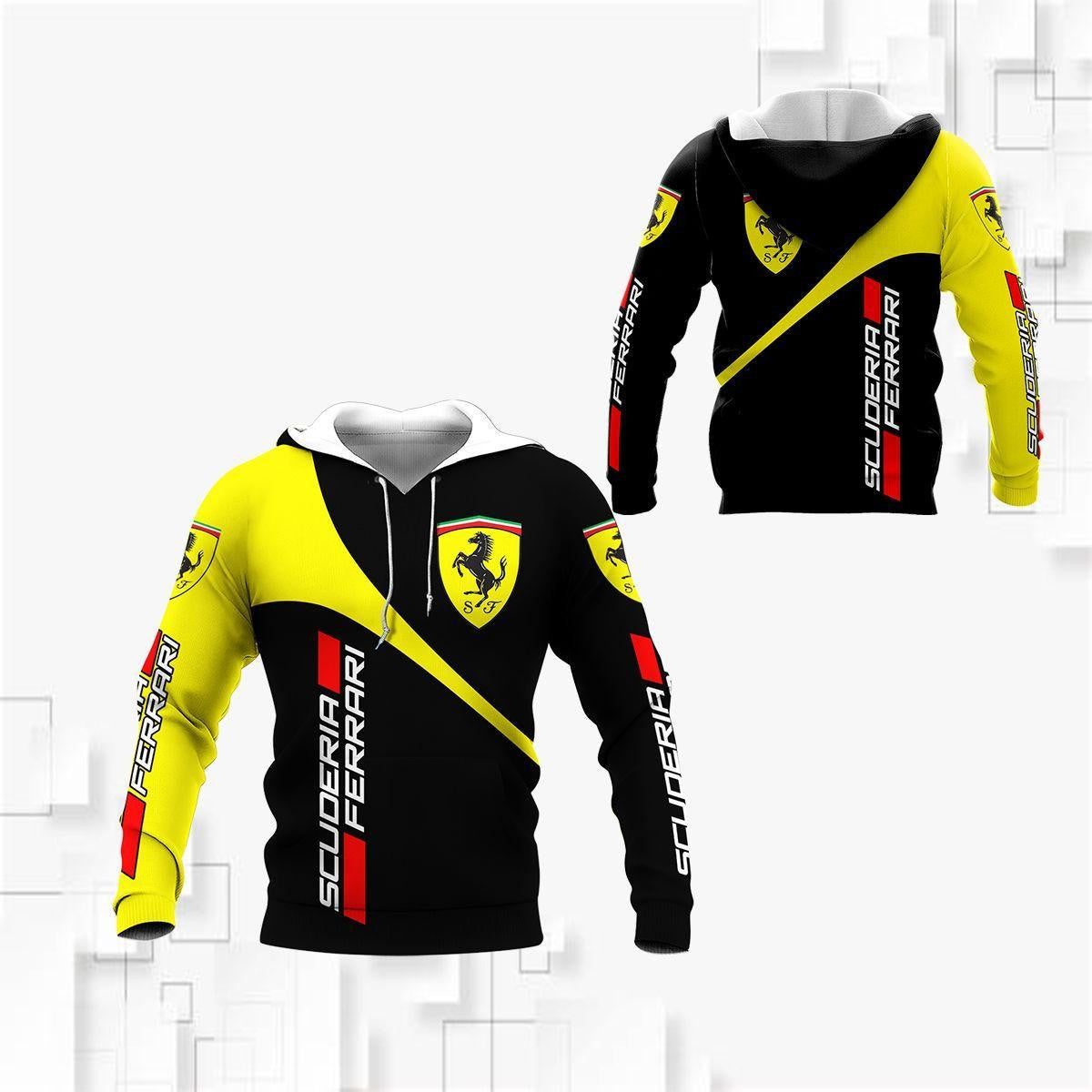 Scuderia Ferrari Luxyry Racing Car F1 8k153 Fan Gift 3d Zip Hoodie Hoodie Ii0