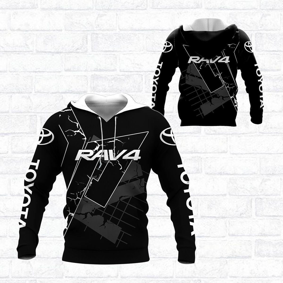 Toyota Rav4 Shirt Fan Gift 362, Stylist Unisex 3d Hoodie Zip Hoodie