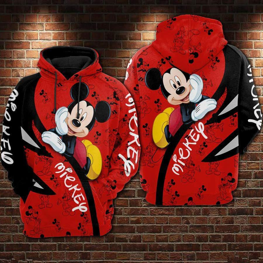 Disney Mickey Mouse, Mickey Logo Ver27 Aop Hoodie, Zip Hoodie