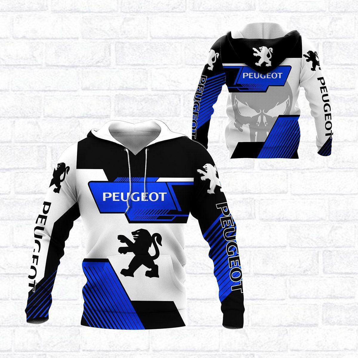 Peugeot Shirt Fan Gift 464, Stylist Unisex 3d Hoodie Zip Hoodie