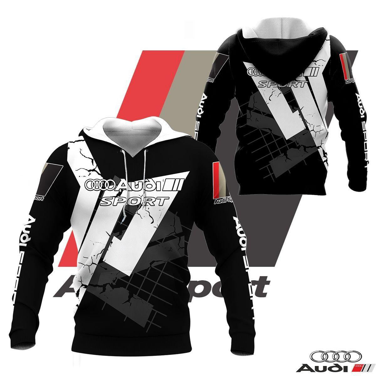 Audi Sport Luxury Car 8k259 Fan Gift 3d Zip Hoodie Hoodie Ii0