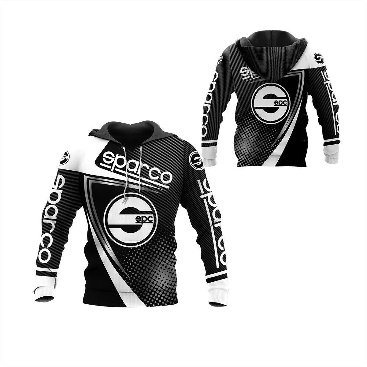 Sparco Shirt Fan Gift 124, Stylist Unisex 3d Hoodie Zip Hoodie