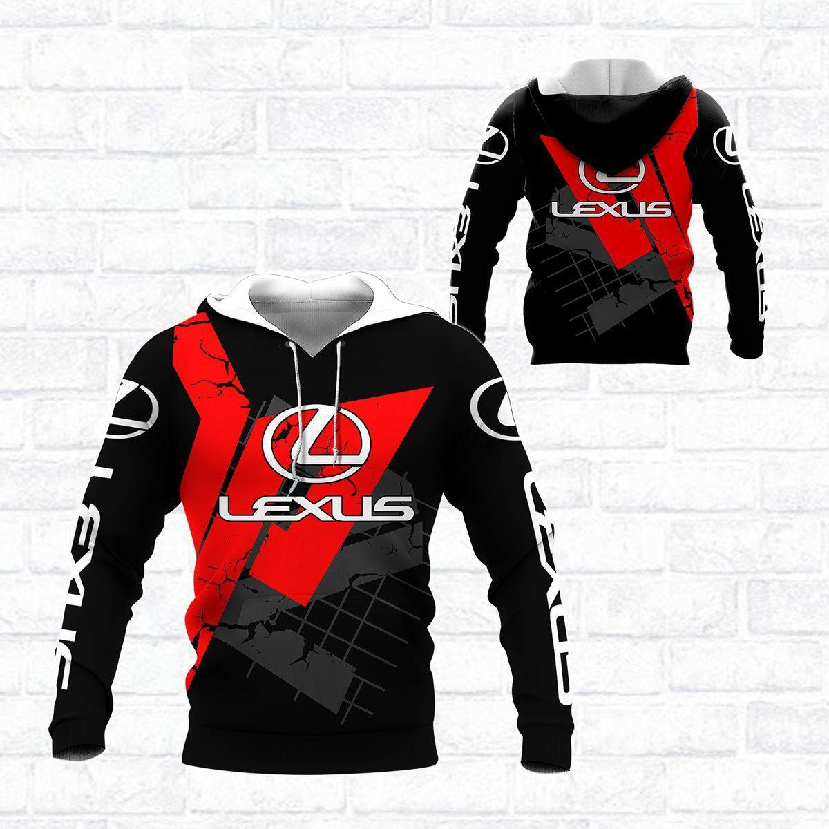 Lexus Shirt Fan Gift 482, Stylist Unisex 3d Hoodie Zip Hoodie