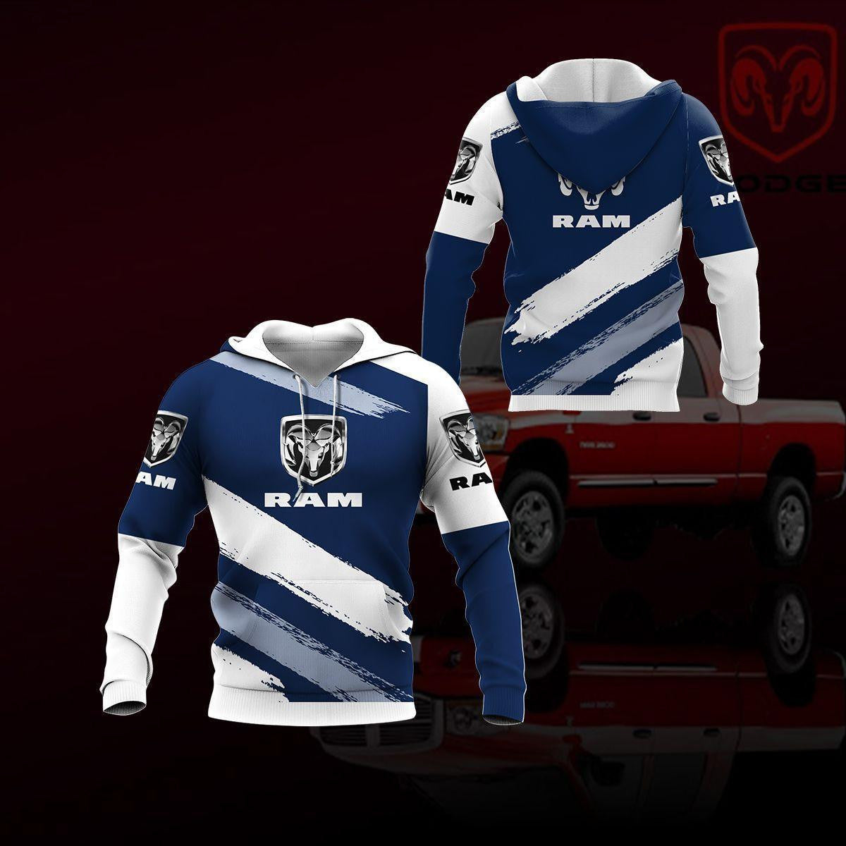 Ram Trucks Shirt Fan Gift 871, Stylist Unisex 3d Hoodie Zip Hoodie