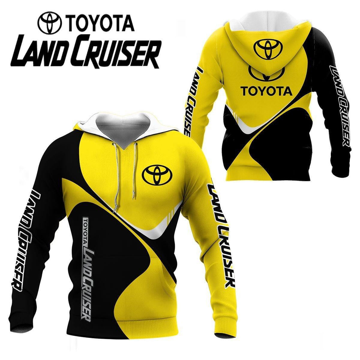 Toyota Land Cruiser Shirt Fan Gift 427, Stylist Unisex 3d Hoodie Zip Hoodie