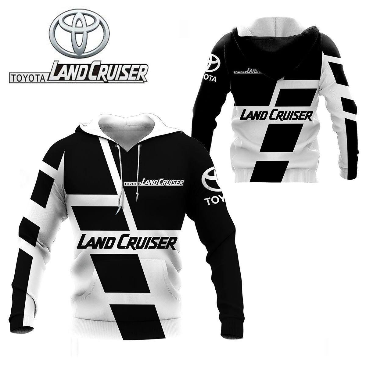Toyota Land Cruiser Shirt Fan Gift 424, Stylist Unisex 3d Hoodie Zip Hoodie