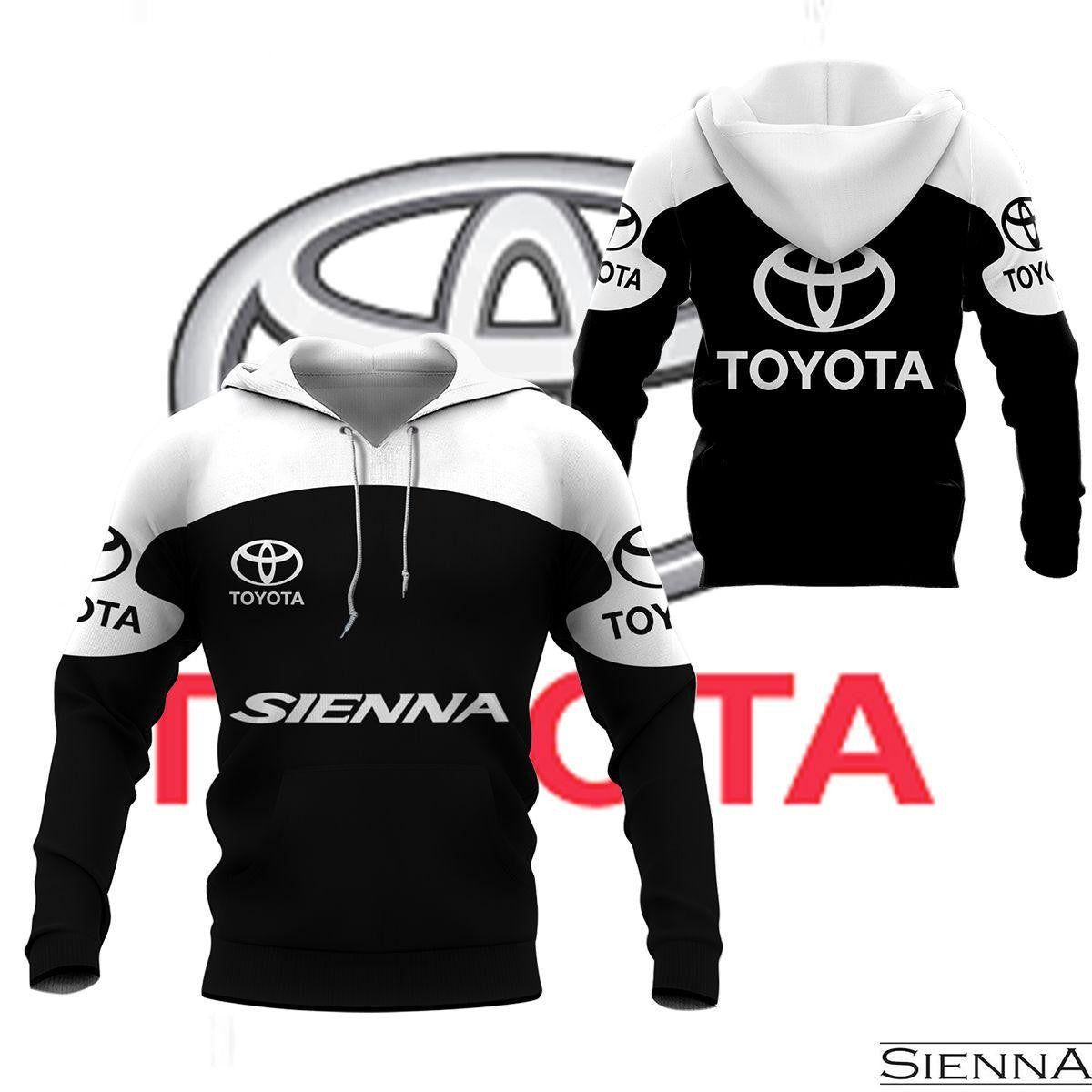 Toyota Sienna Shirt Fan Gift 378, Stylist Unisex 3d Hoodie Zip Hoodie