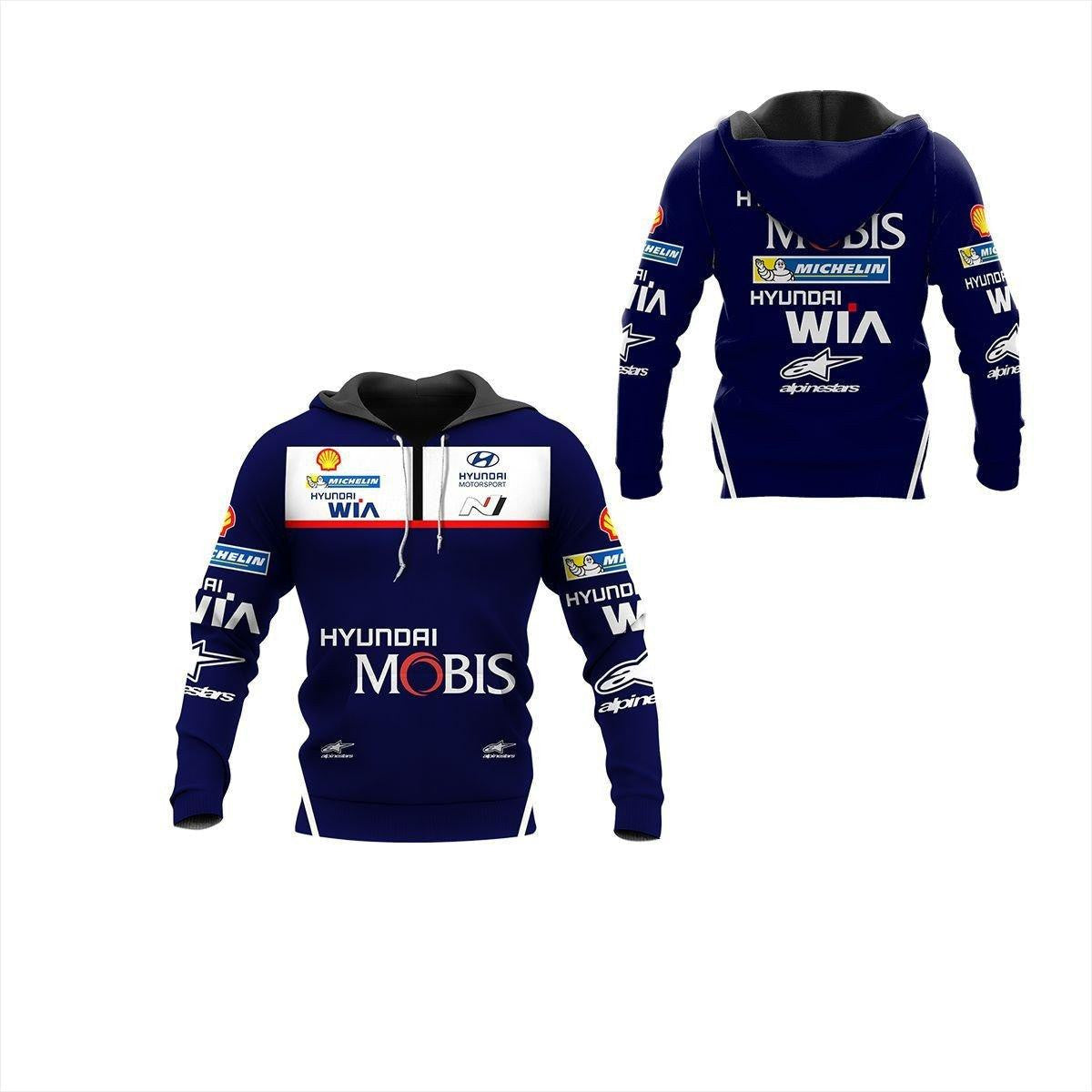 Hyundai Motorsport Shirt Fan Gift 163, Stylist Unisex 3d Hoodie Zip Hoodie