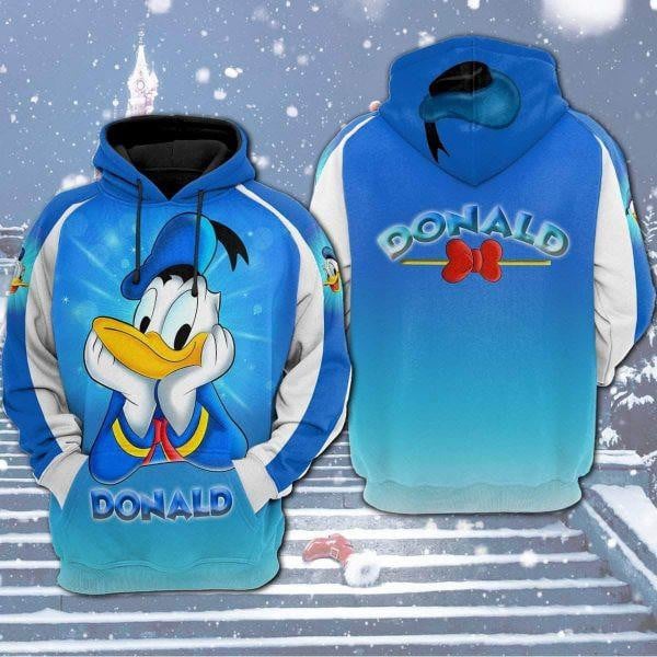 Donald Duck Disney Cartoon 2k759 Lover Gift,donald Duck Disney All Over Print 3d Hoodie