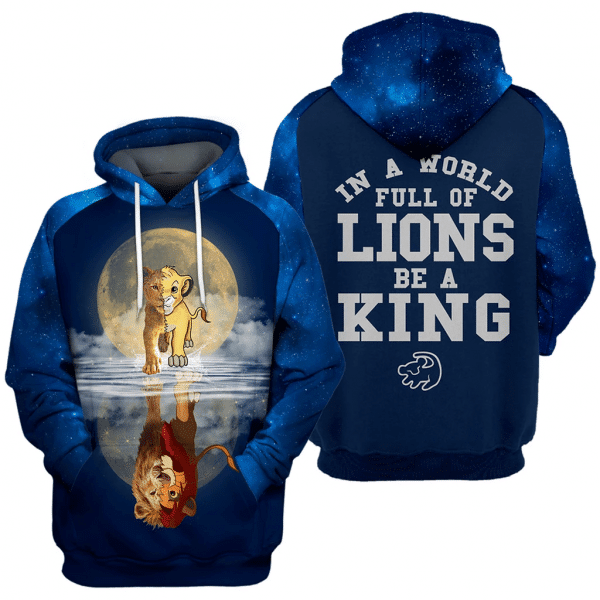Lion King Disney Cartoon 2k525 Lover Gift,lion King Disney Cartoon All Over Print 3d Hoodie