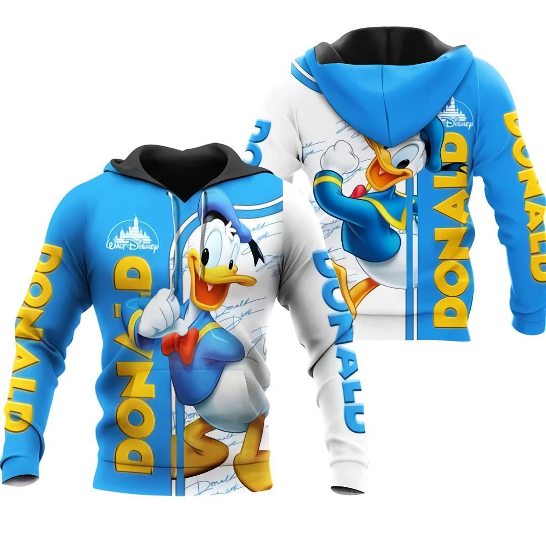 Donald Duck Disney, Donald Duck Signature Aop Hoodie
