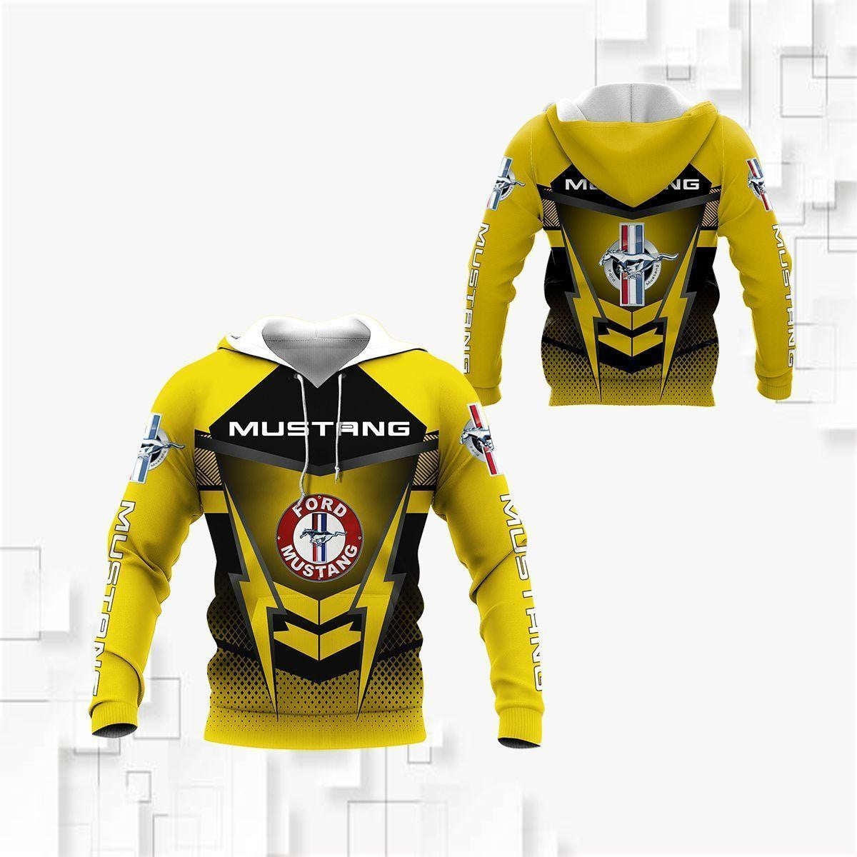 Ford Mustang Shirt Fan Gift 930, Stylist Unisex 3d Hoodie Zip Hoodie