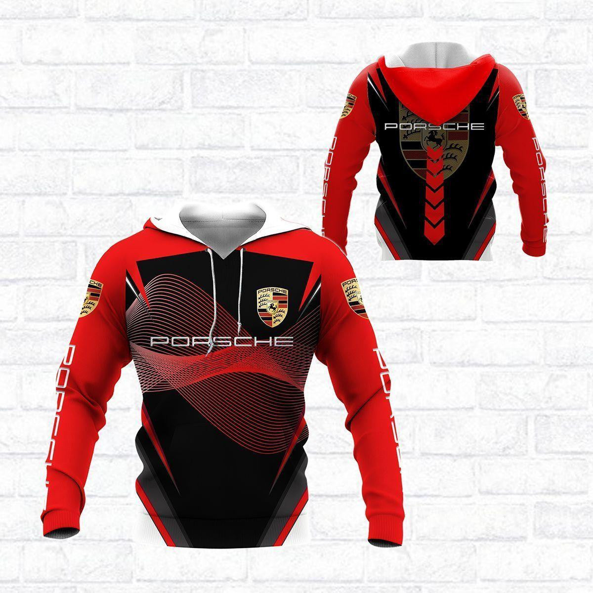 Porsche Shirt Fan Gift 1019, Stylist Unisex 3d Hoodie Zip Hoodie
