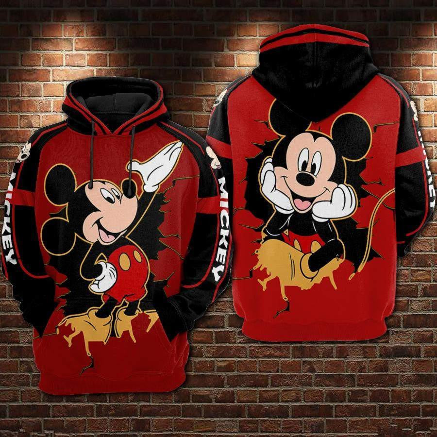 Mickey Mouse Disney, Cute Mickey Aop Hoodie