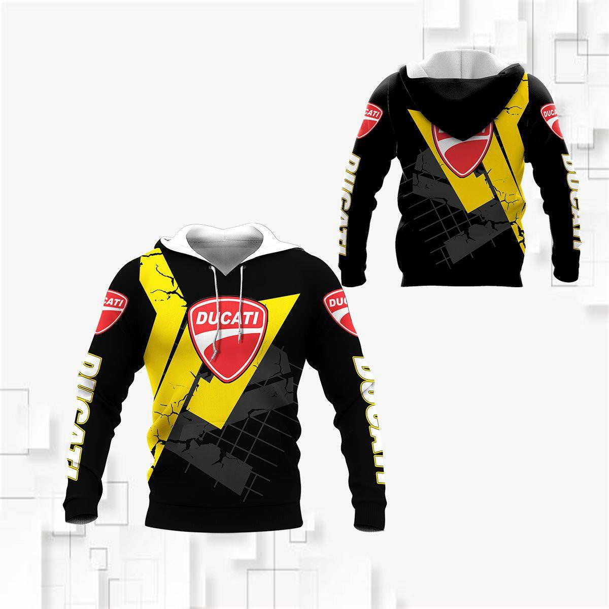 Ducati Racing All Over Print Hoodie, Zip Hoodie 469
