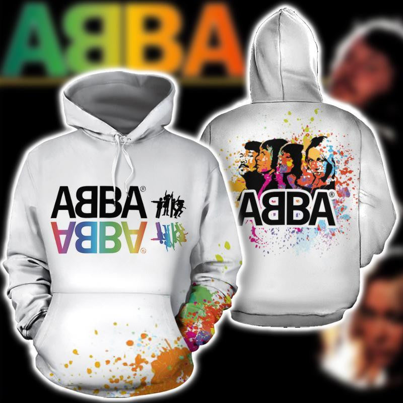 Abba Music Band Fan Gift, Abba Art All Over Print Hoodie