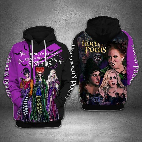 Hocus Pocus Halloween Movies 2k540 Lover Gift ,hocus Pocus All Over Print 3d Hoodie
