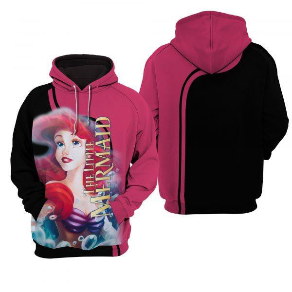 Ariel Princess The Little Mermaid Disney Cartoon 2k739 Lover Gift ,ariel Disney All Over Print 3d Hoodie