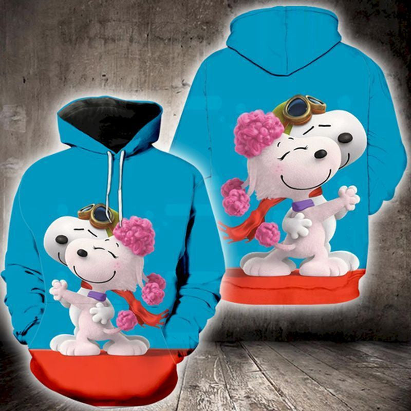 Disney Snoopy Funny Cute 3d Hoodie Zip Hoodie 1005
