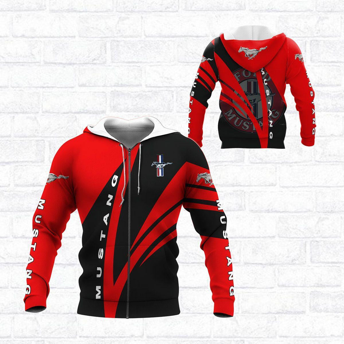 Ford Mustang Shelby Luxury Car 8k237 Fan Gift 3d Zip Hoodie Hoodie Ii0