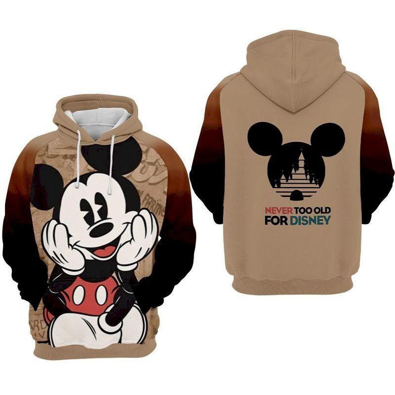 Mickey Mouse Disney Hoodie, Mickey Mouse Disney Gift For Fan Ver4, Aop Hoodie
